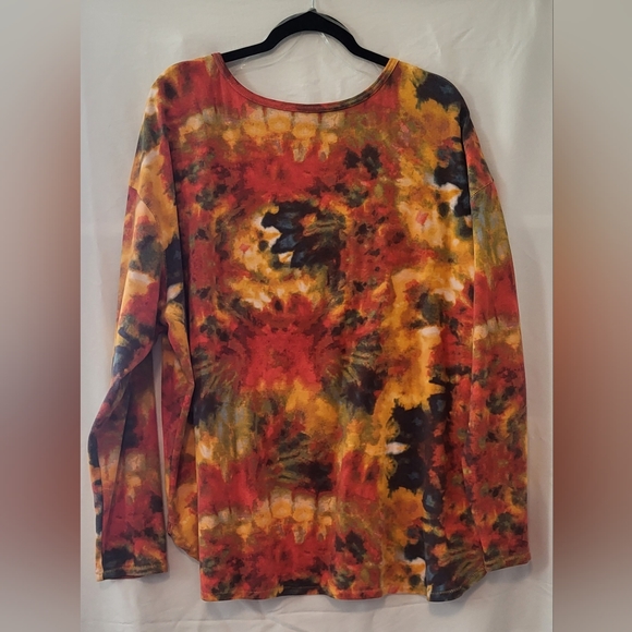 Womans Size 2X Plus Size Westbound Blouse Long Sleeve Preowned - Picture 9 of 11